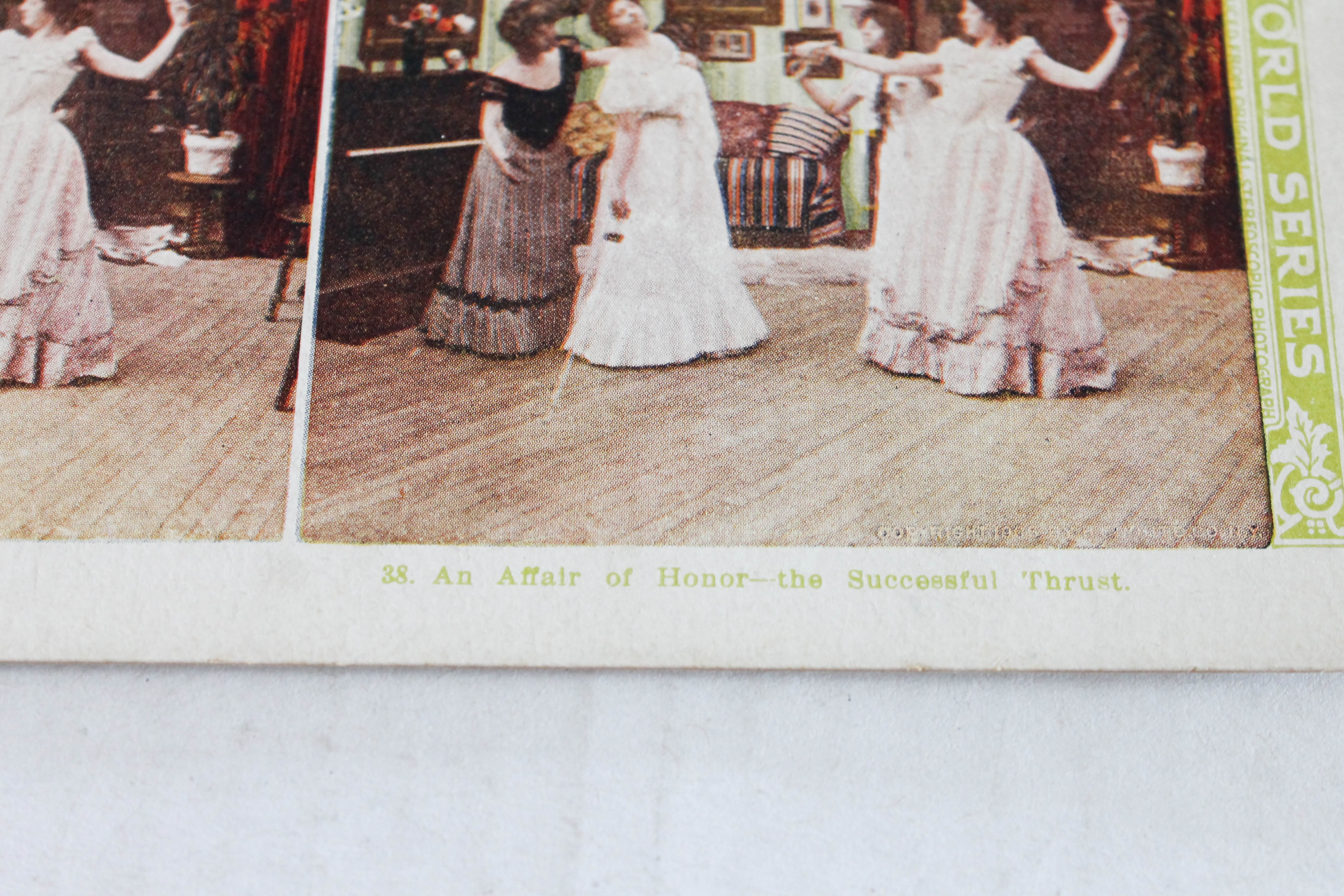 Vintage Holmes Stereoscope with Photo Cards