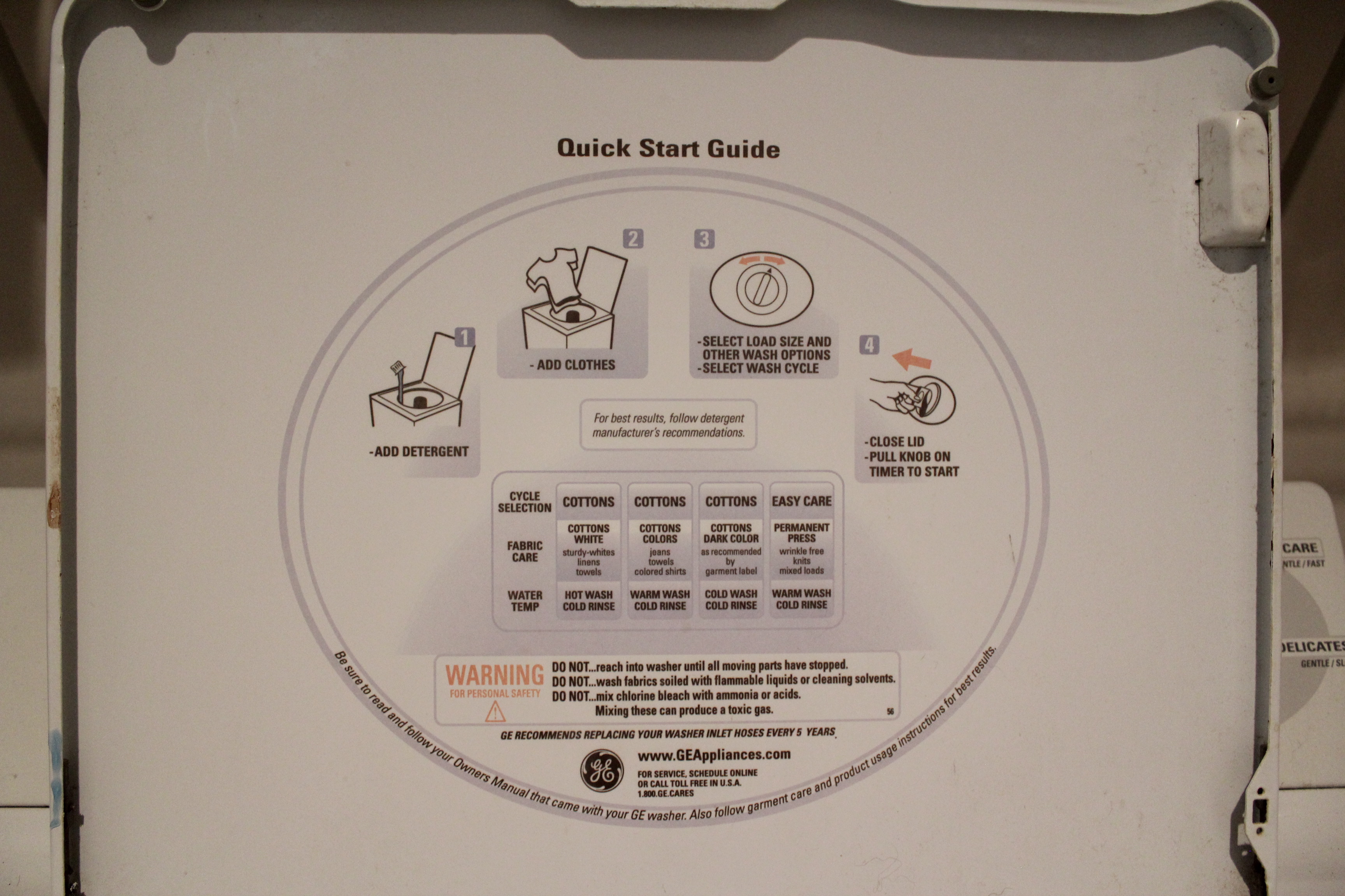 General Electric Washer and Dryer