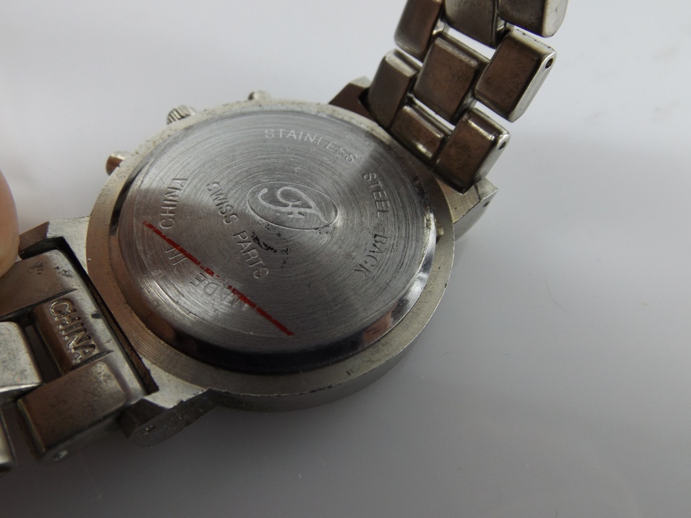 Men's Fondini Submariner Stainless Steel Watch