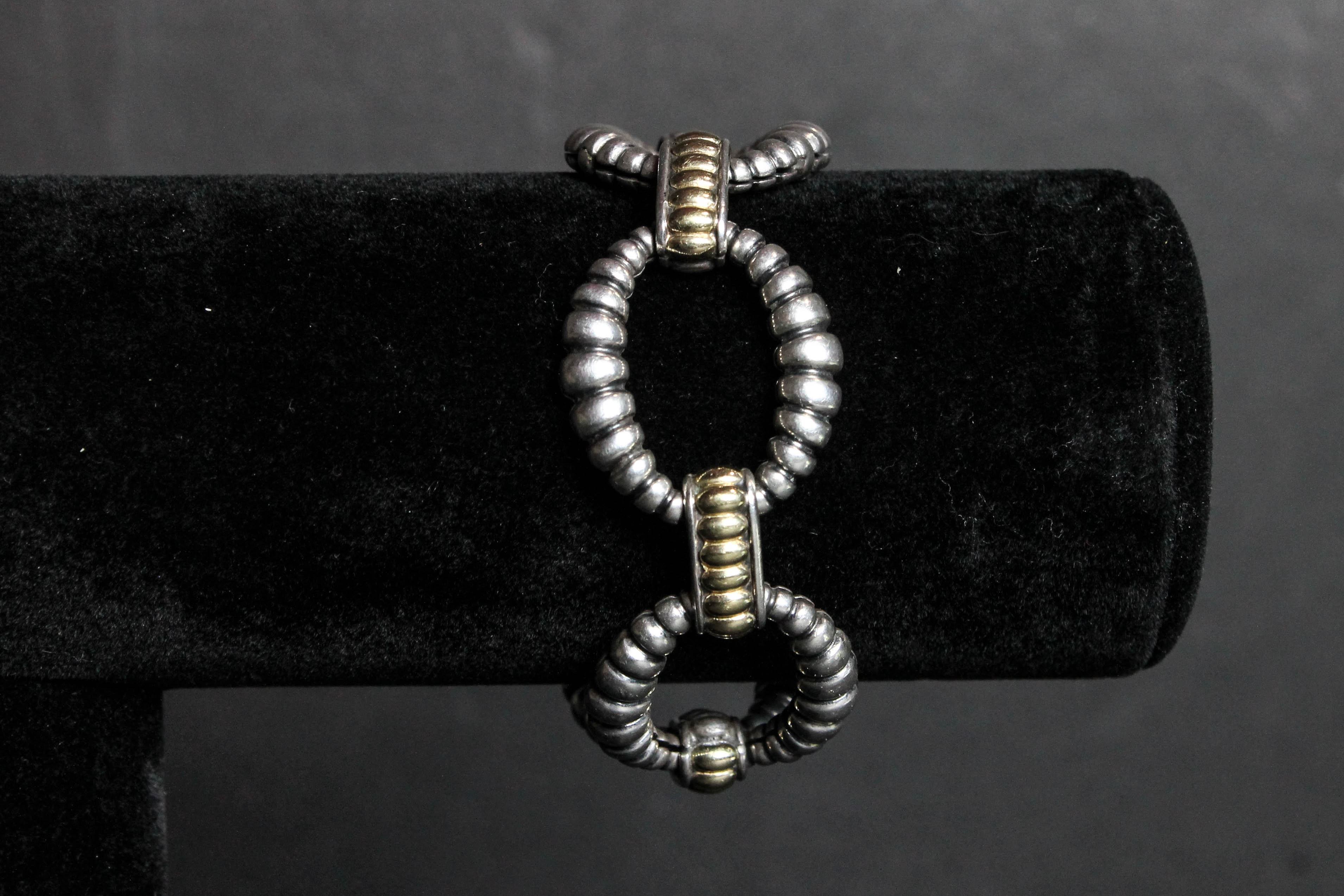 Lagos Caviar Oval Link Bracelet