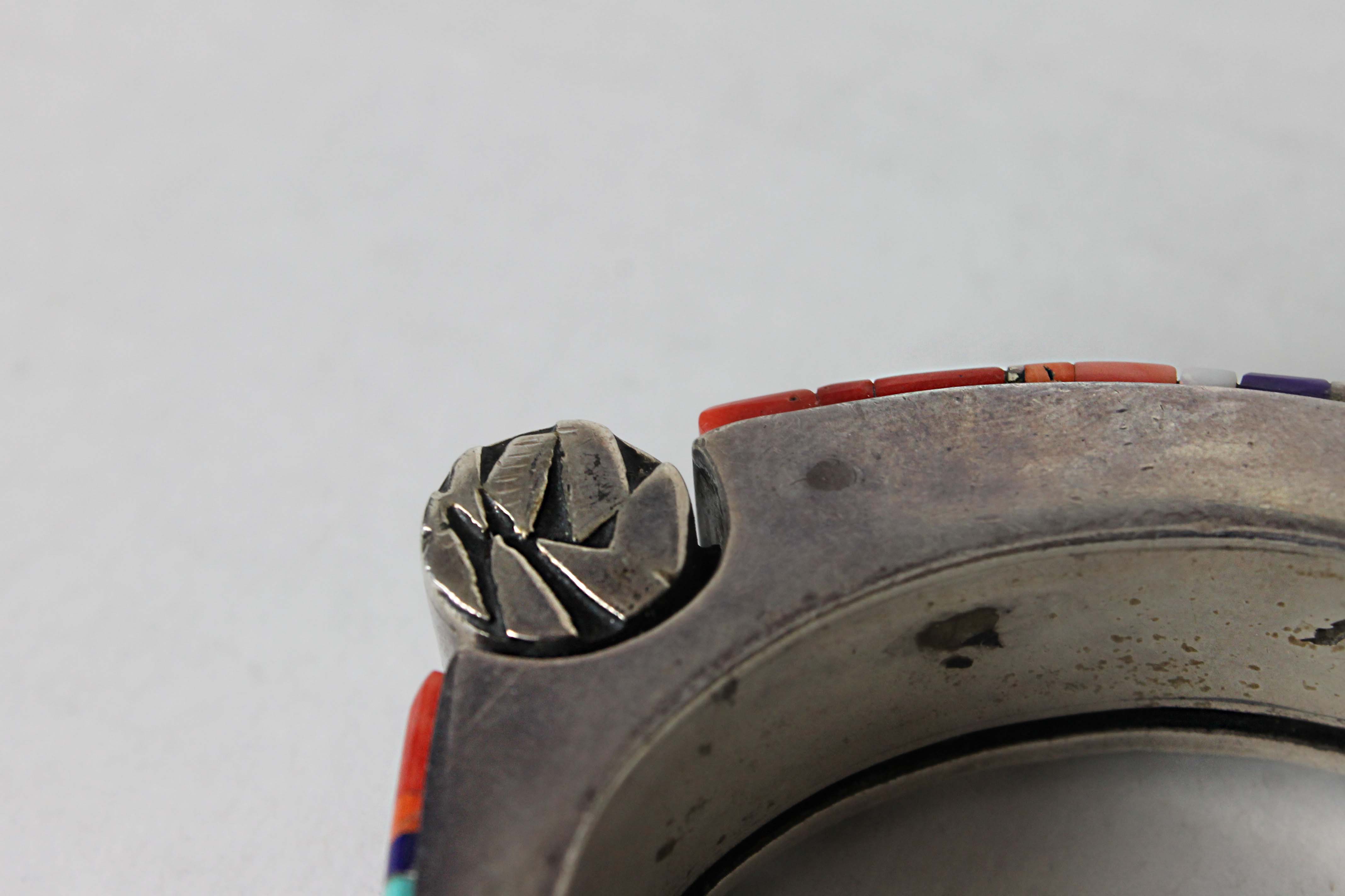 Unique Navajo Sterling Silver Bracelet and Ring