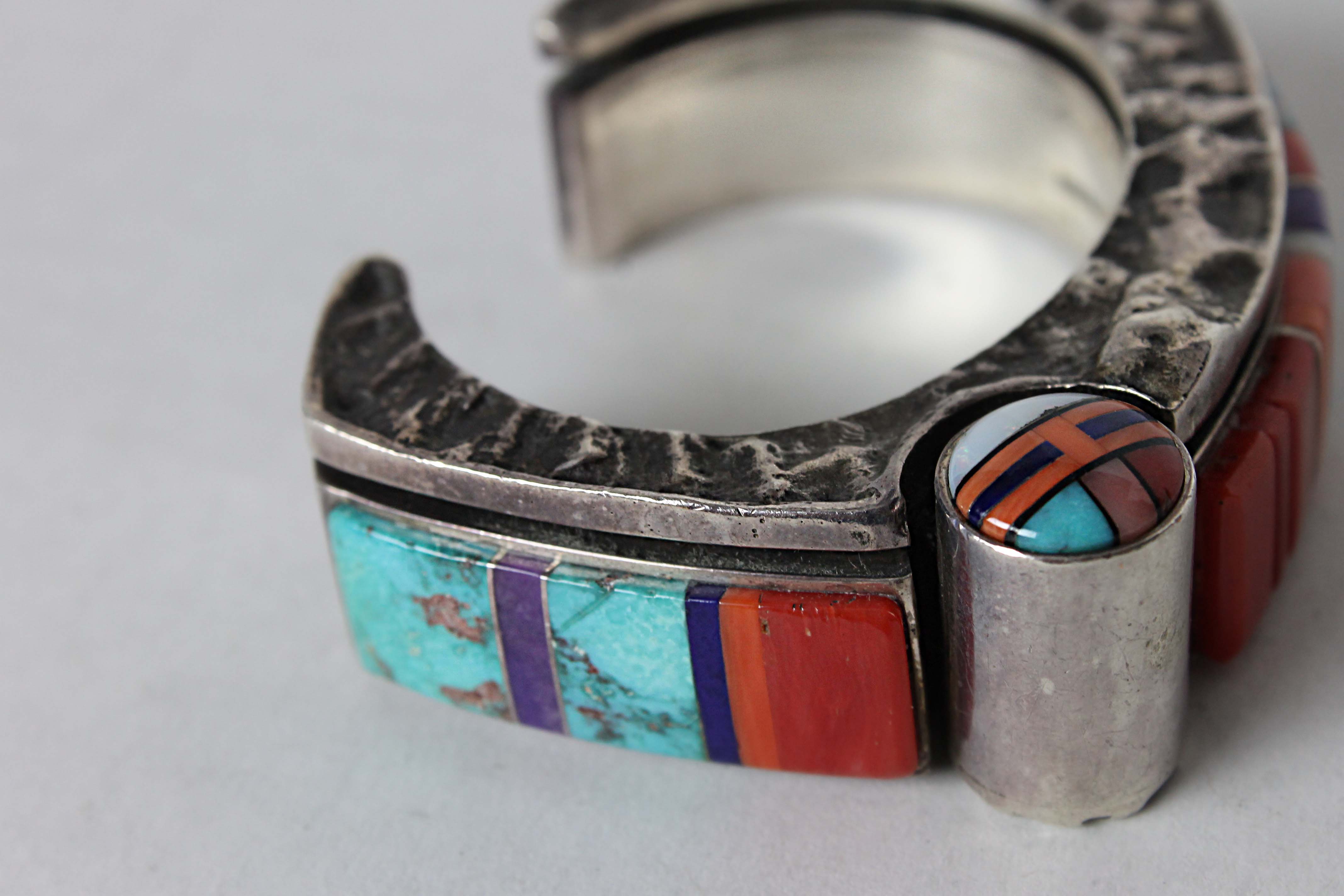 Unique Navajo Sterling Silver Bracelet and Ring