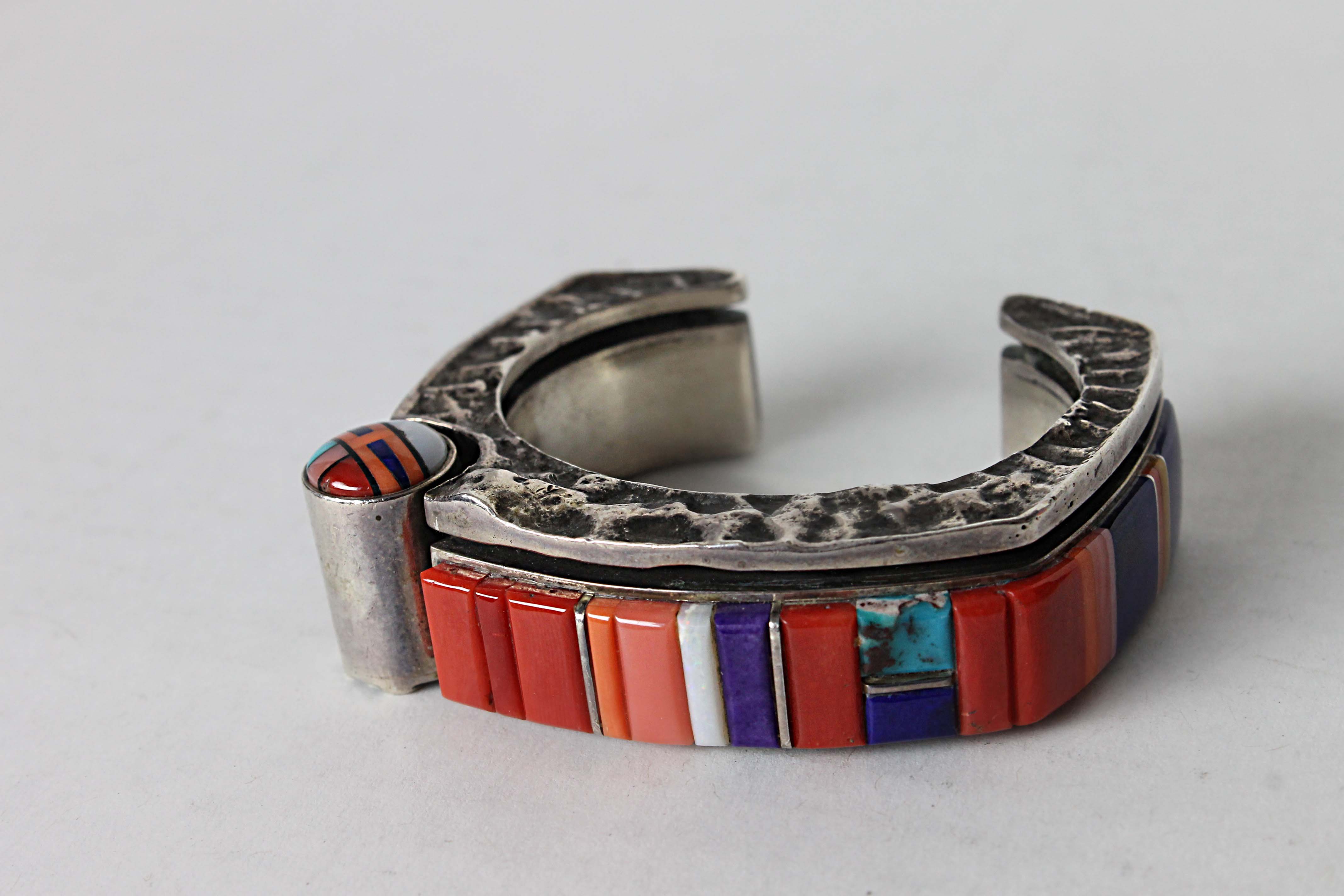 Unique Navajo Sterling Silver Bracelet and Ring