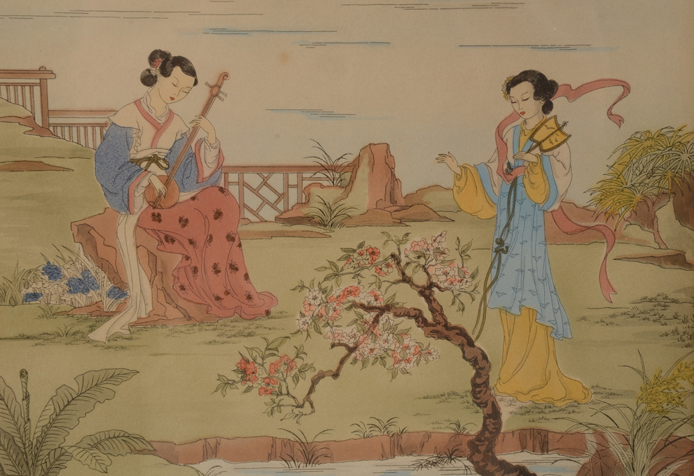 Pair of Enila Lowe Chinese Prints