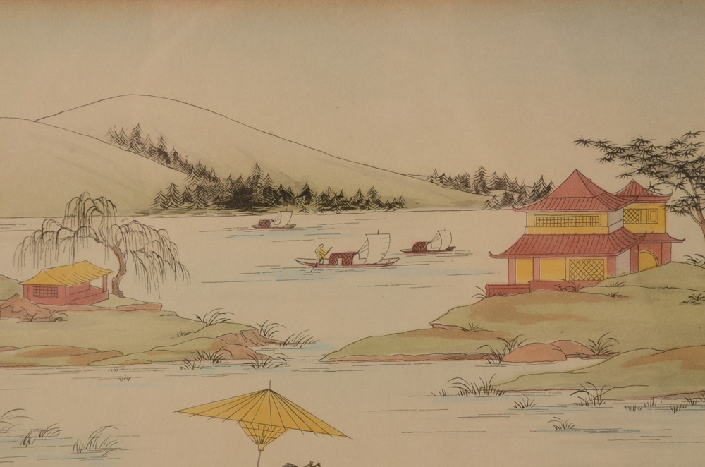 Pair of Enila Lowe Chinese Prints