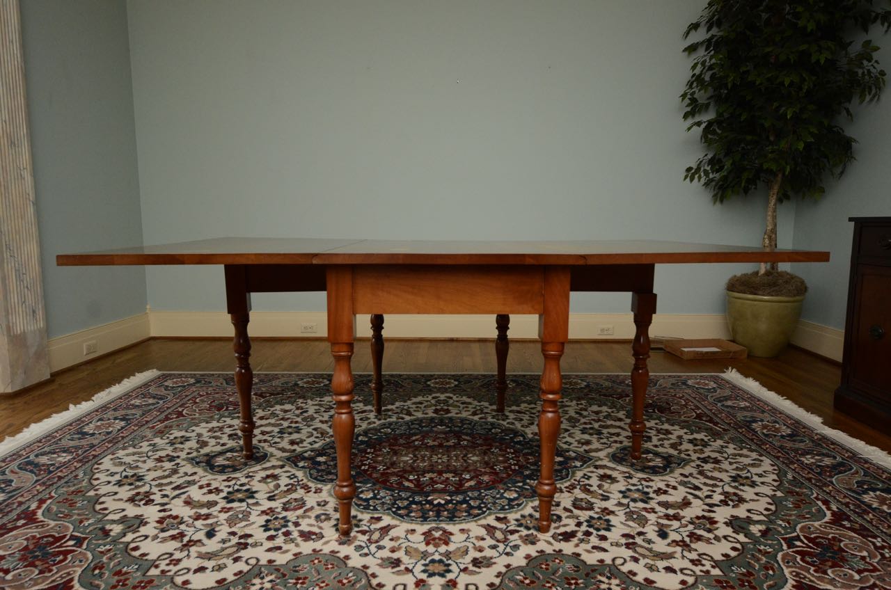 Vintage Cherry Drop-Leaf Dining Table and Chairs
