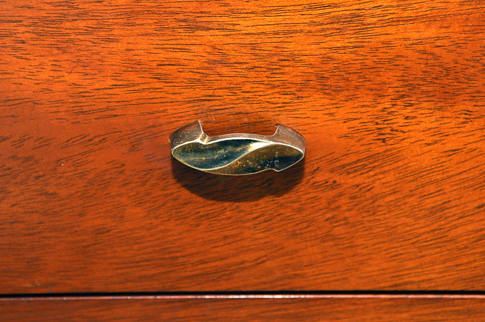 Mengel Louisville Mid Century Modern Low Dresser with Mirror
