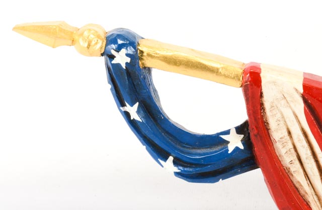 Hand-Carved Gilt American Eagle by Willard Shepard