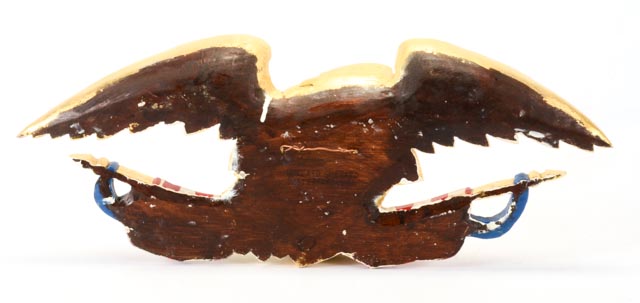 Hand-Carved Gilt American Eagle by Willard Shepard