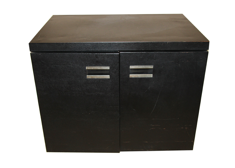 Black Metal TV Stand