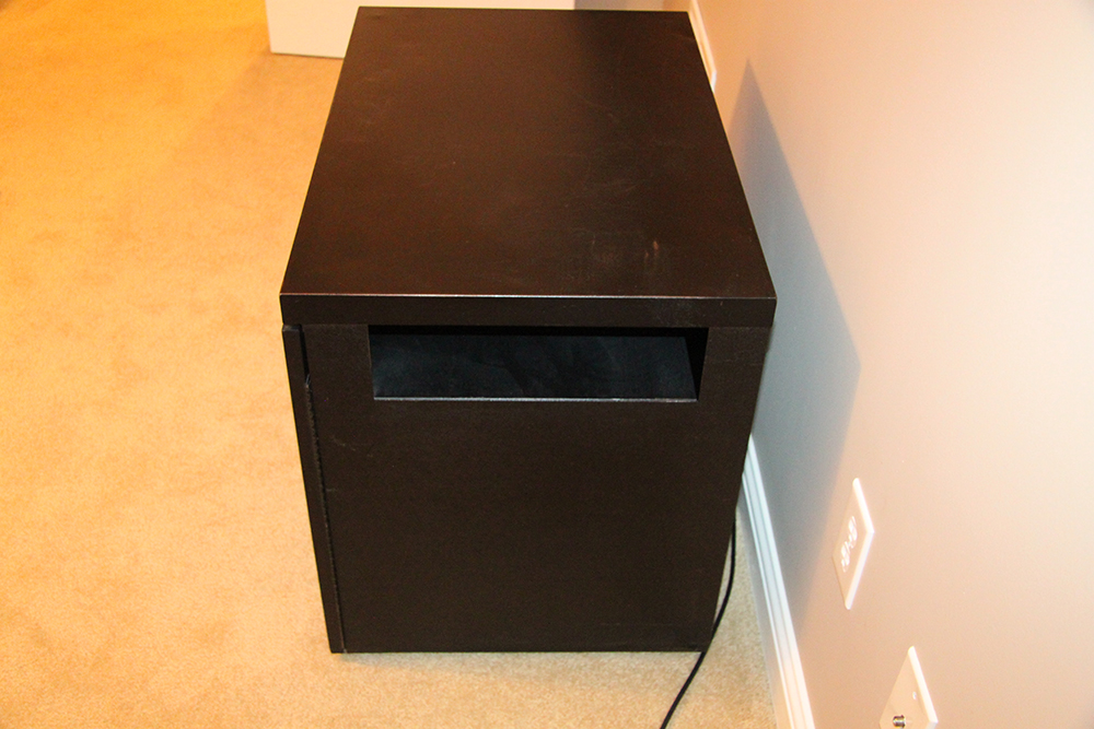 Black Metal TV Stand