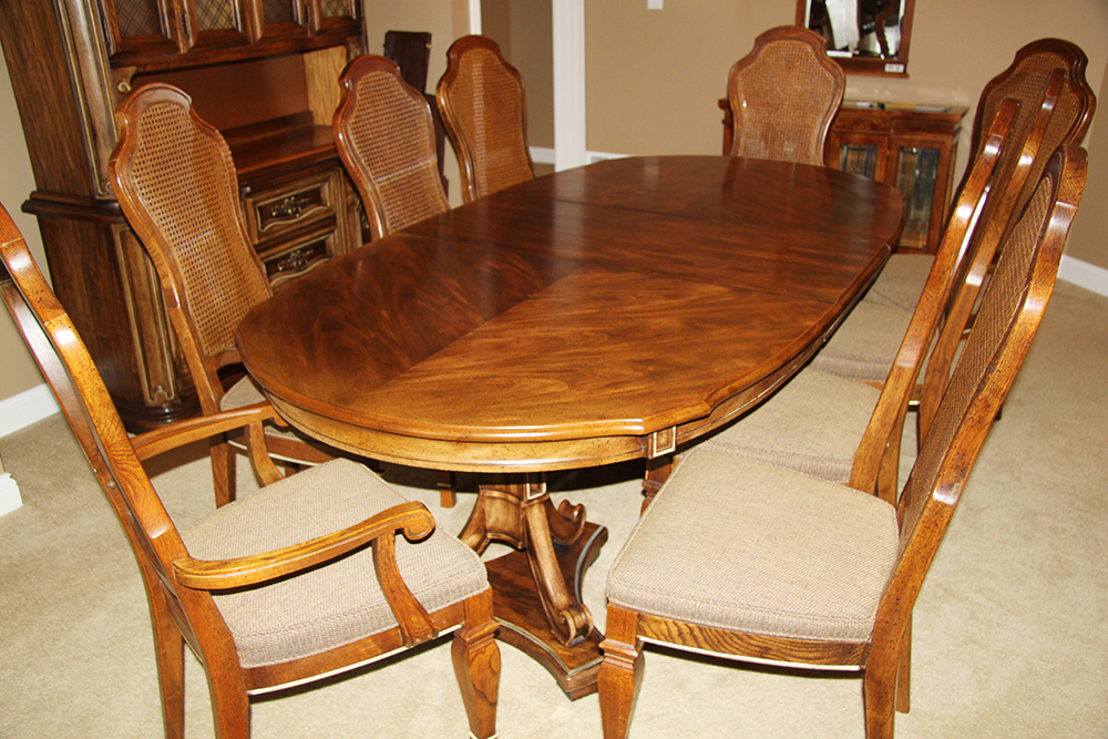 Walnut Stained Dining Table