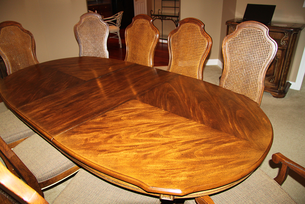 Walnut Stained Dining Table