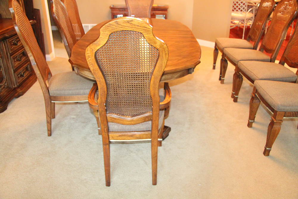 Walnut Stained Dining Table
