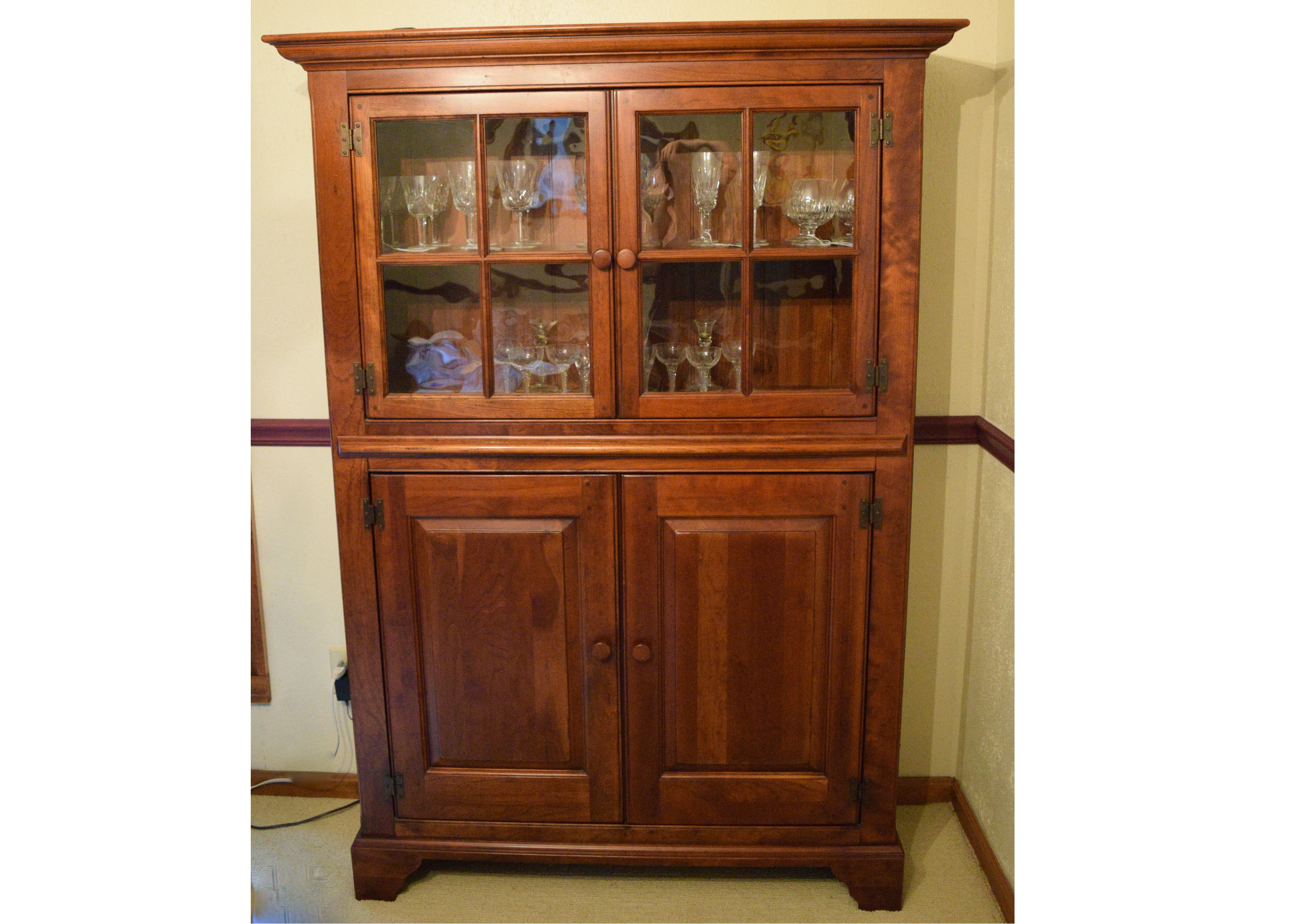 Bob Timberlake Wooden China Cabinet