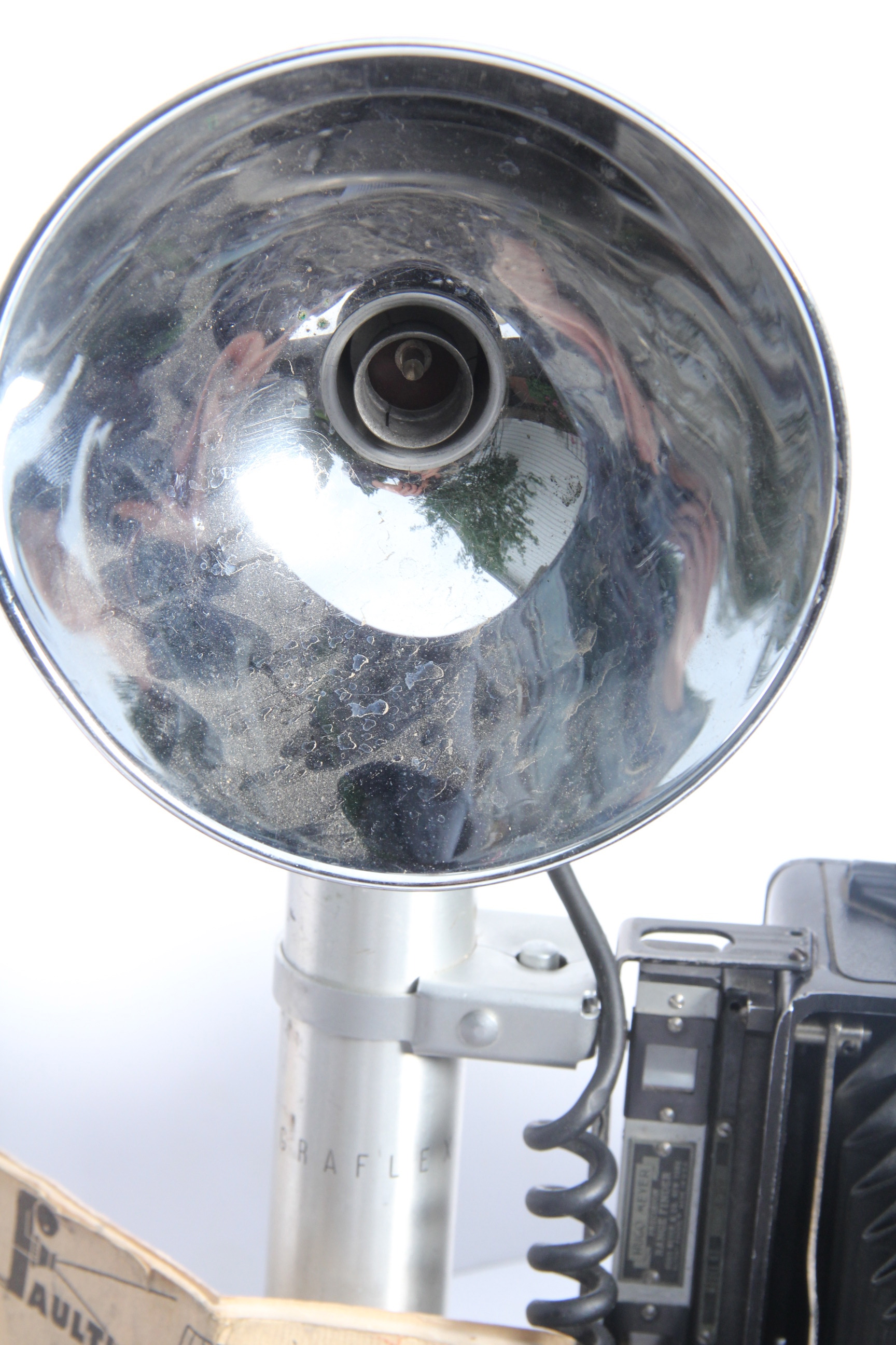 Circa 1940s Burke James Press Camera and Accessories