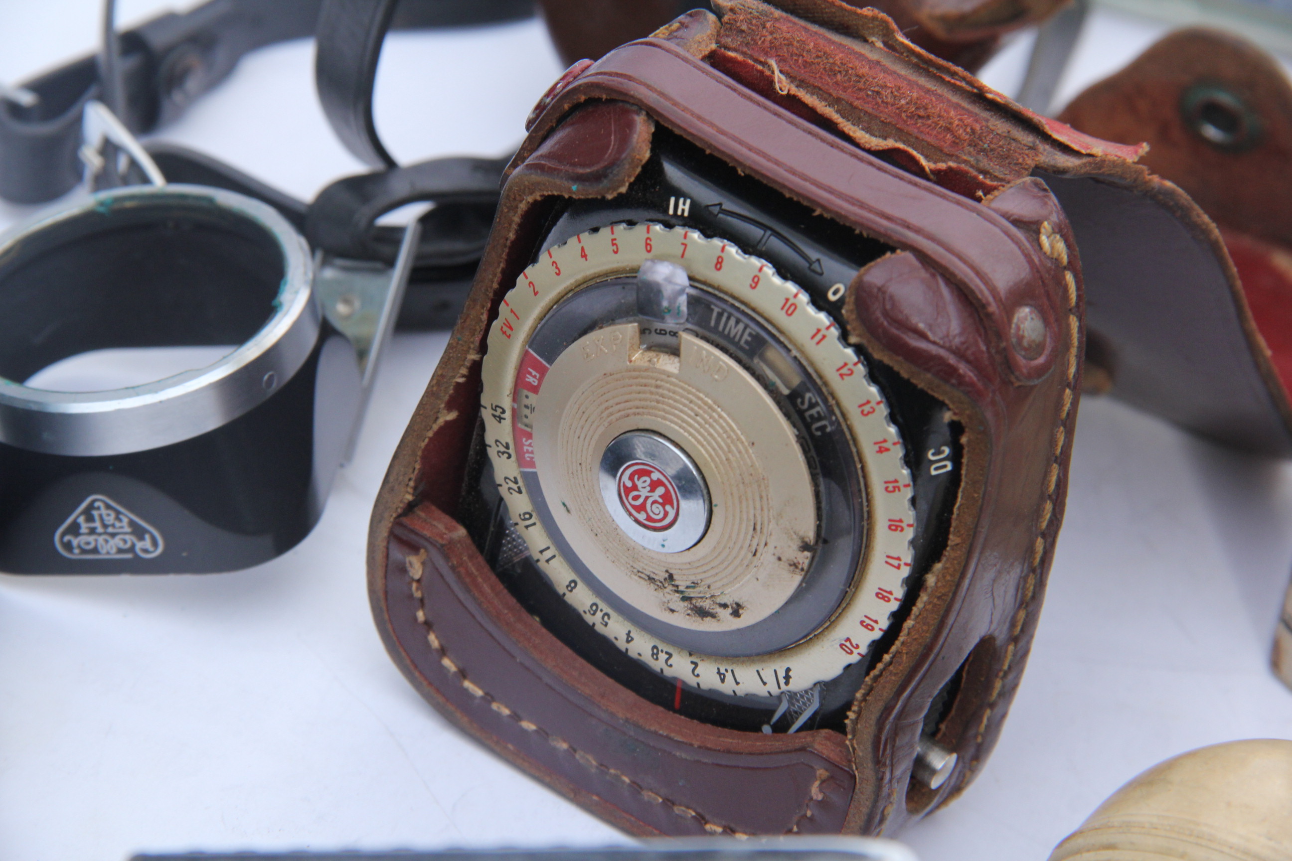 Circa 1940s Burke James Press Camera and Accessories