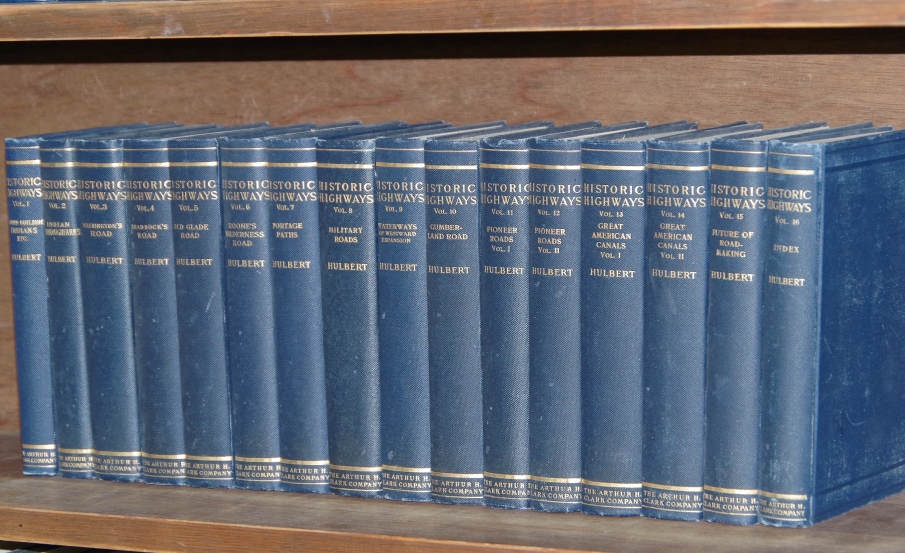 1902 "Historic Highways of America" Archer Butler Hulbert 16 Vols