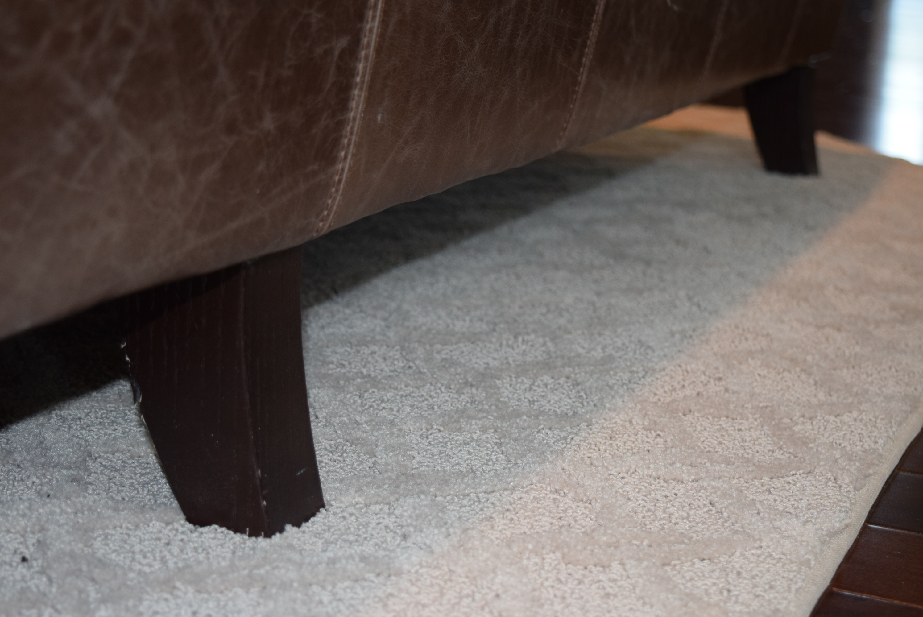 Bernhardt Distressed Leather Sofa