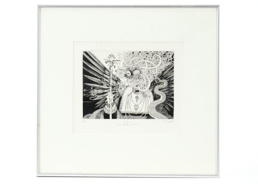 Limited Edition Etching by Susan Sturgill