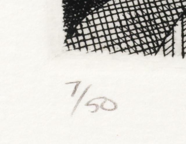 Limited Edition Etching by Susan Sturgill