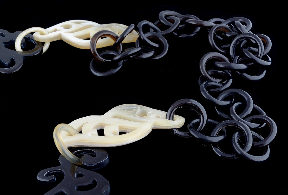 Buffalo Horn Necklace and Bracelet