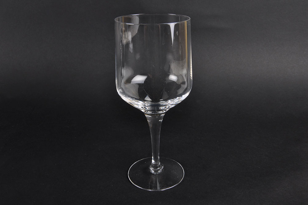 Set of Four Stemmed Wine Glasses