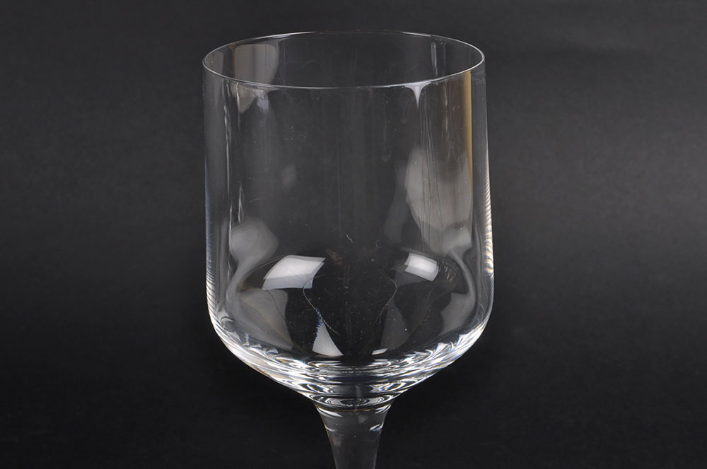 Set of Four Stemmed Wine Glasses