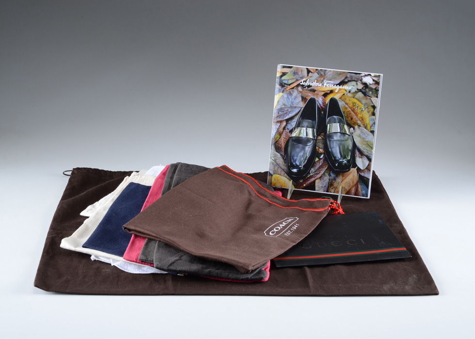 Group of Fourteen Designer Dust Bags