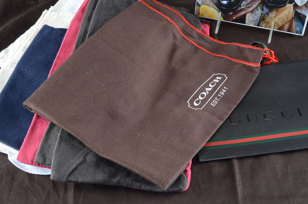 Group of Fourteen Designer Dust Bags