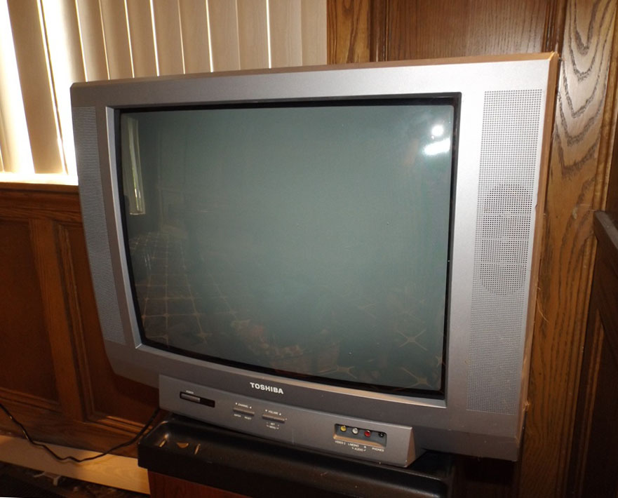 Group of DVD Players, TV and CD Collection