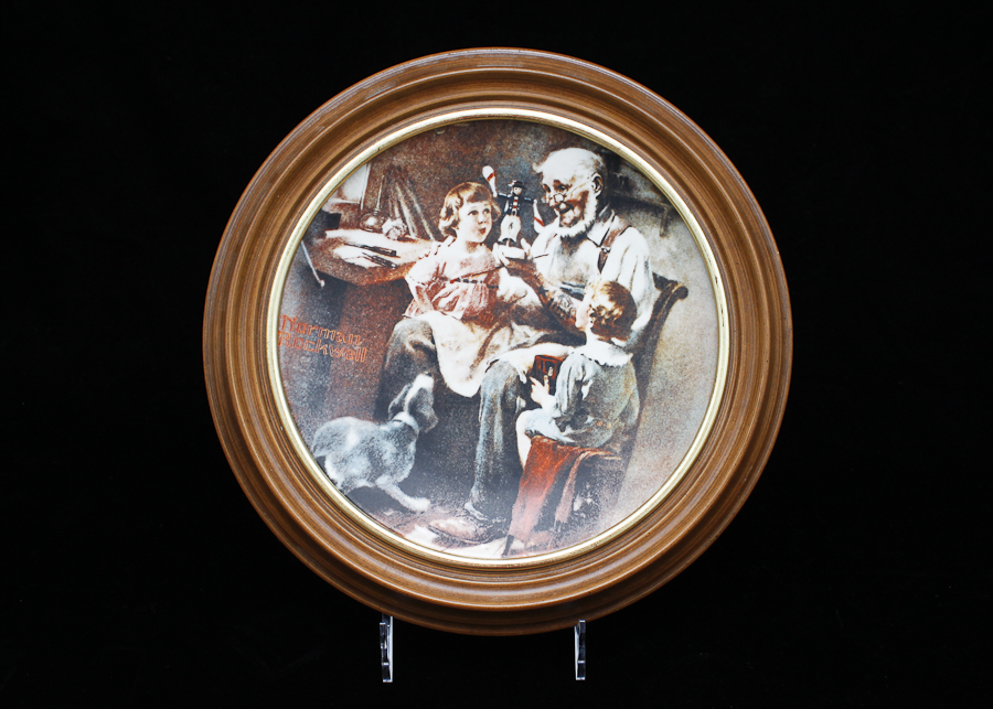 Limited Edition Norman Rockwell Plate