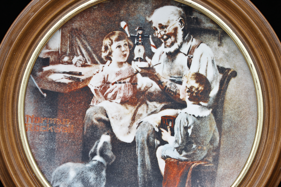 Limited Edition Norman Rockwell Plate