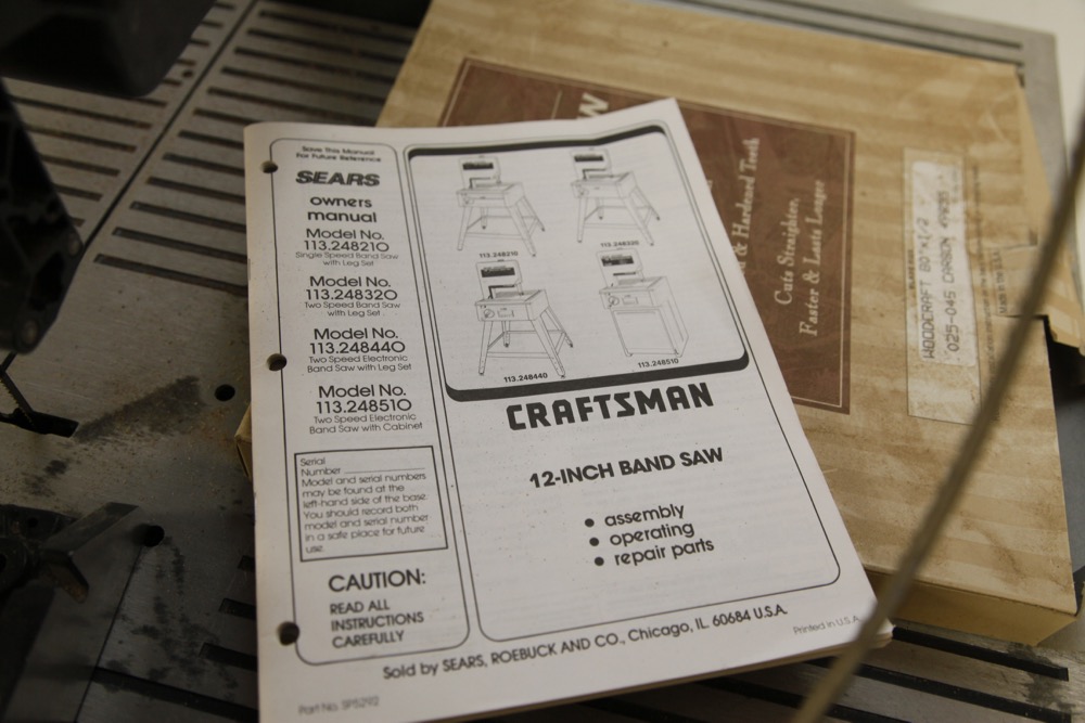 Craftsman 12-Inch Band Saw