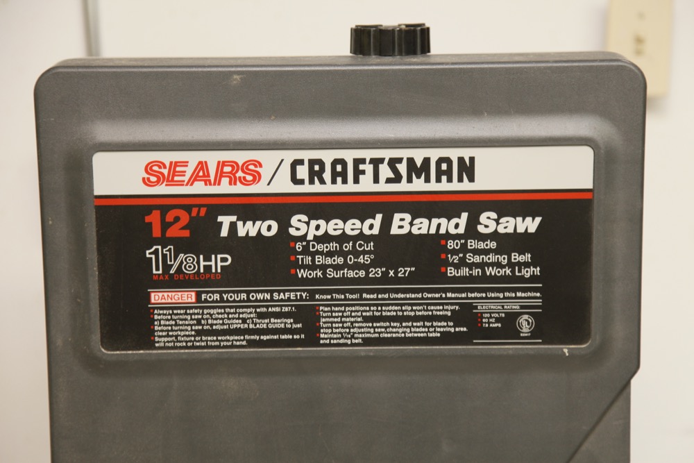 Craftsman 12-Inch Band Saw