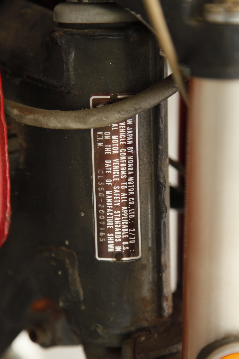 1970 Honda CL350 Motorcycle