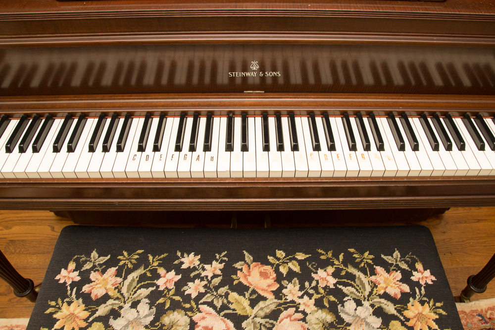 1942 Hepplewhite Steinway & Sons Console Piano