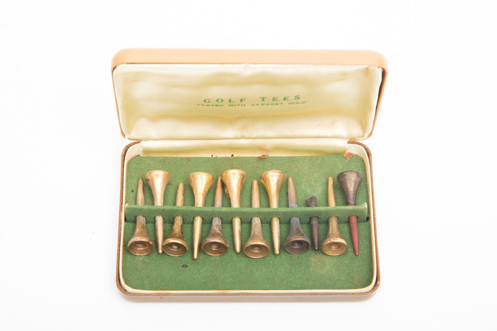 24K Gold Plated Golf Tees