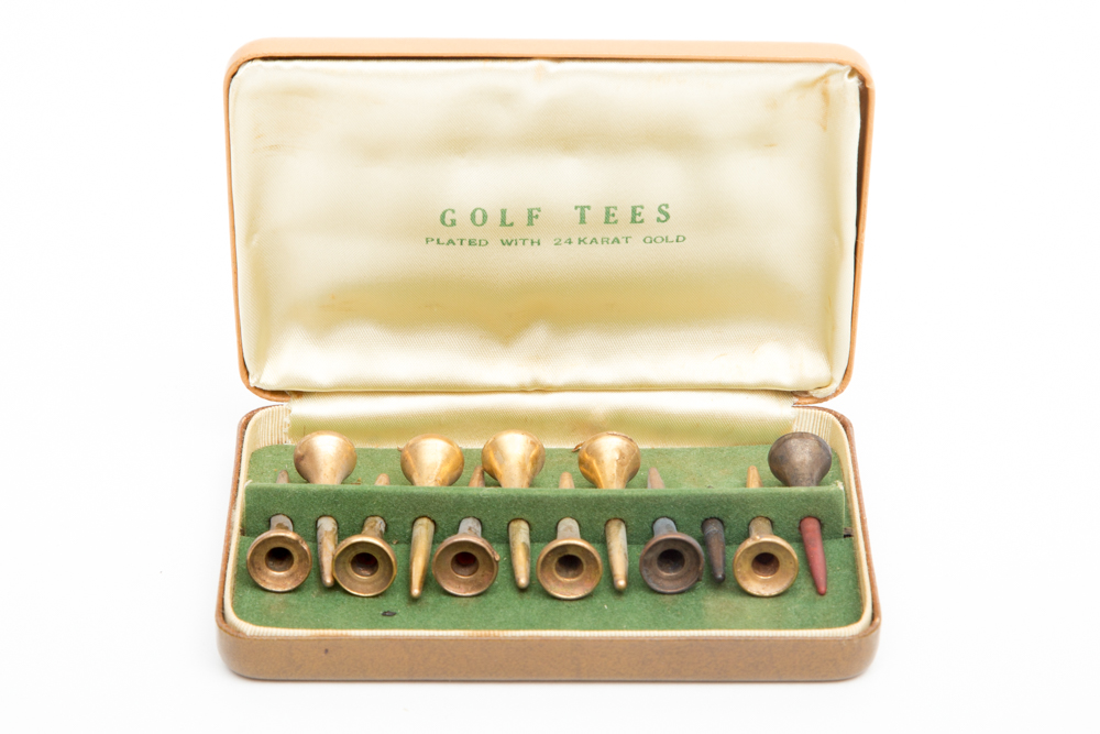 24K Gold Plated Golf Tees