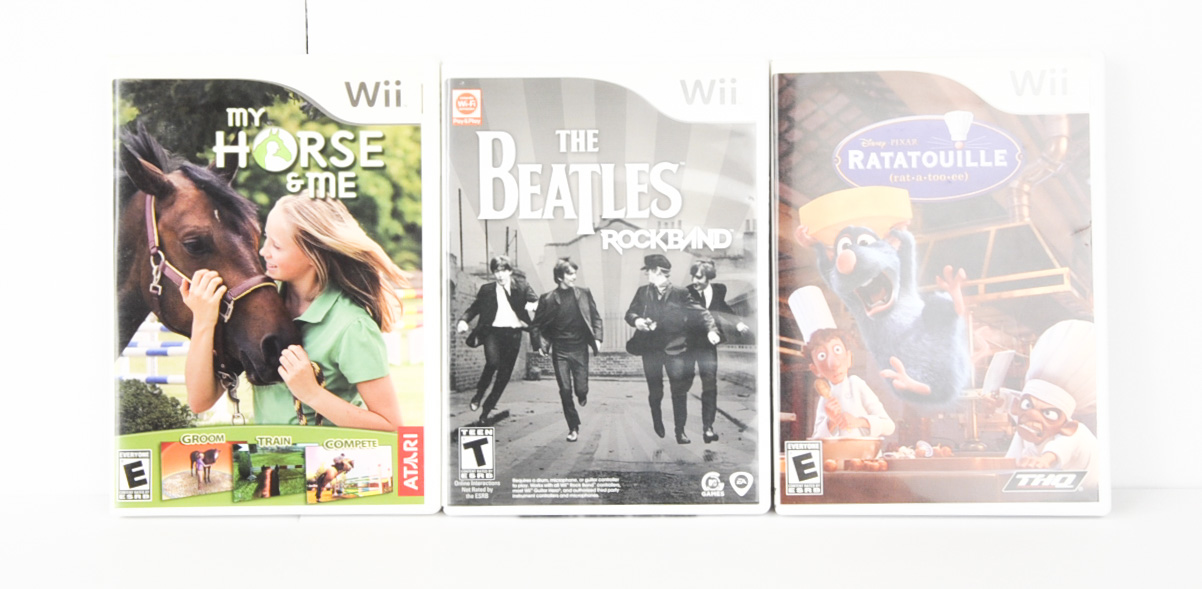 Guitar Hero Controller and Wii Games