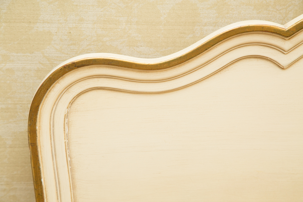 Vintage French Provincial Twin Beds and Night Stand