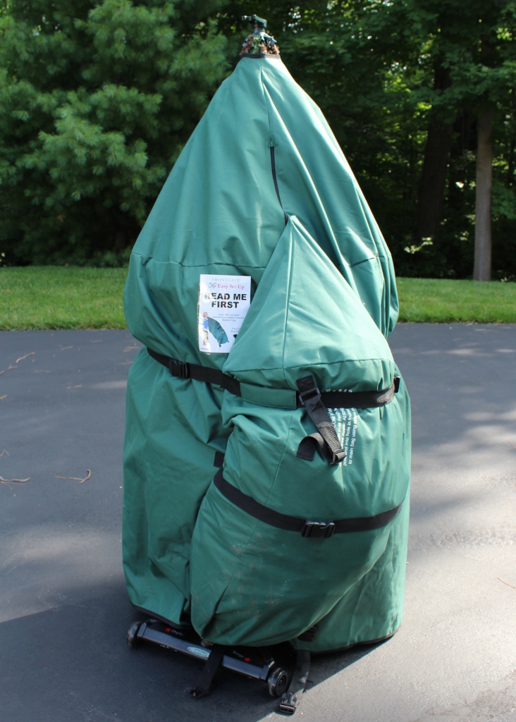 Frontgate Pre-Lit Easy Set-Up Flip Tree