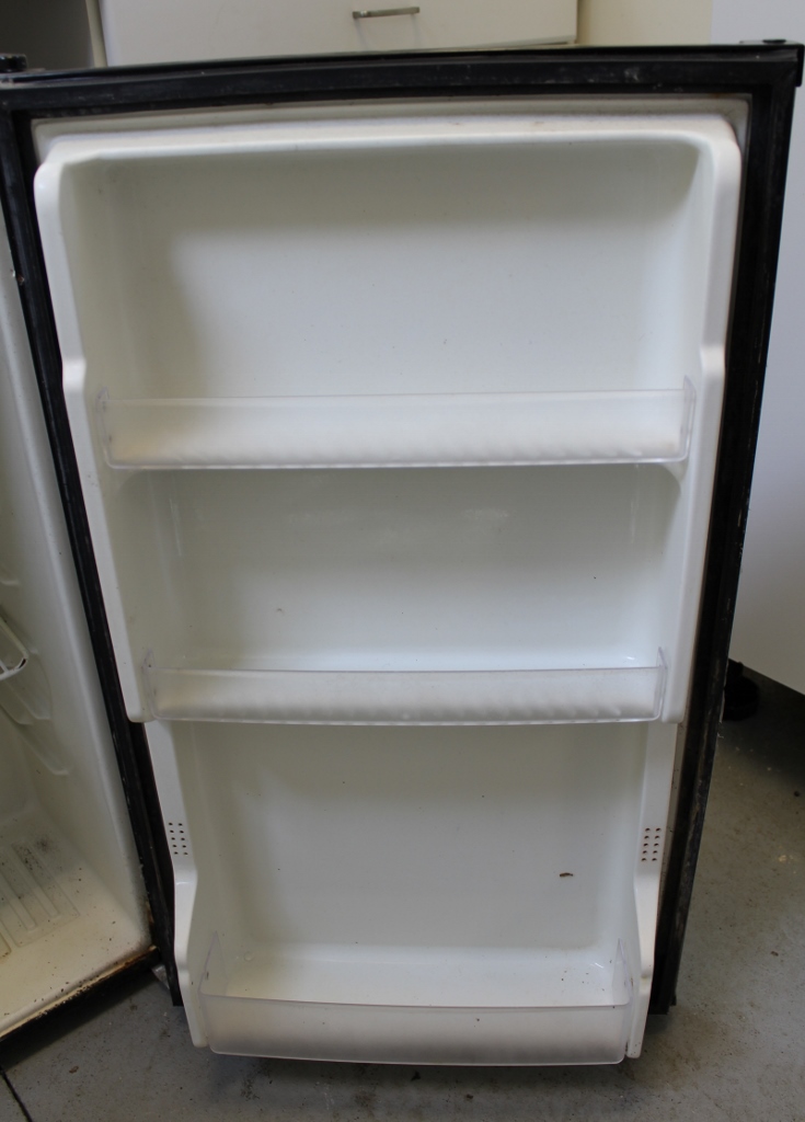 Sanyo Brushed Steel Mini Fridge