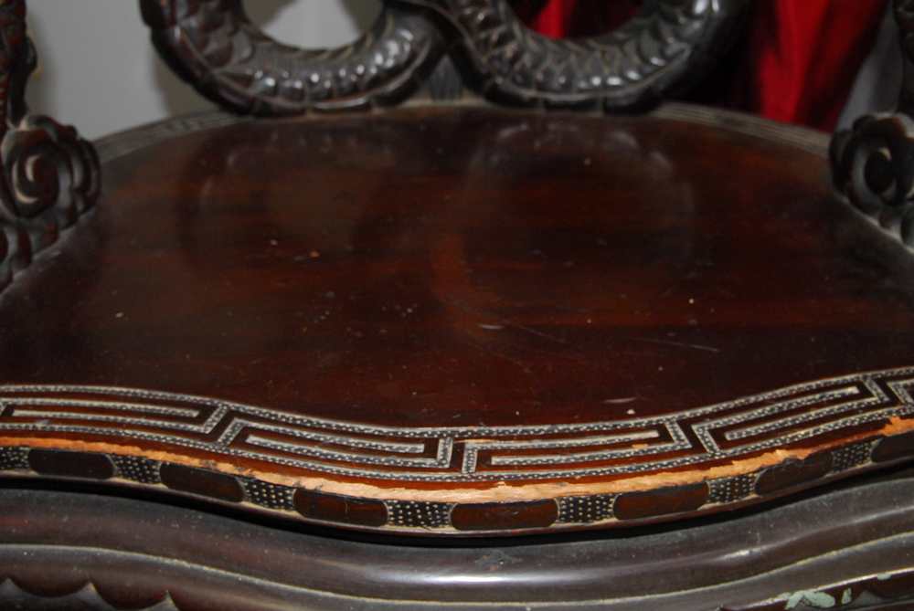 Antique Carved Dragon Chair
