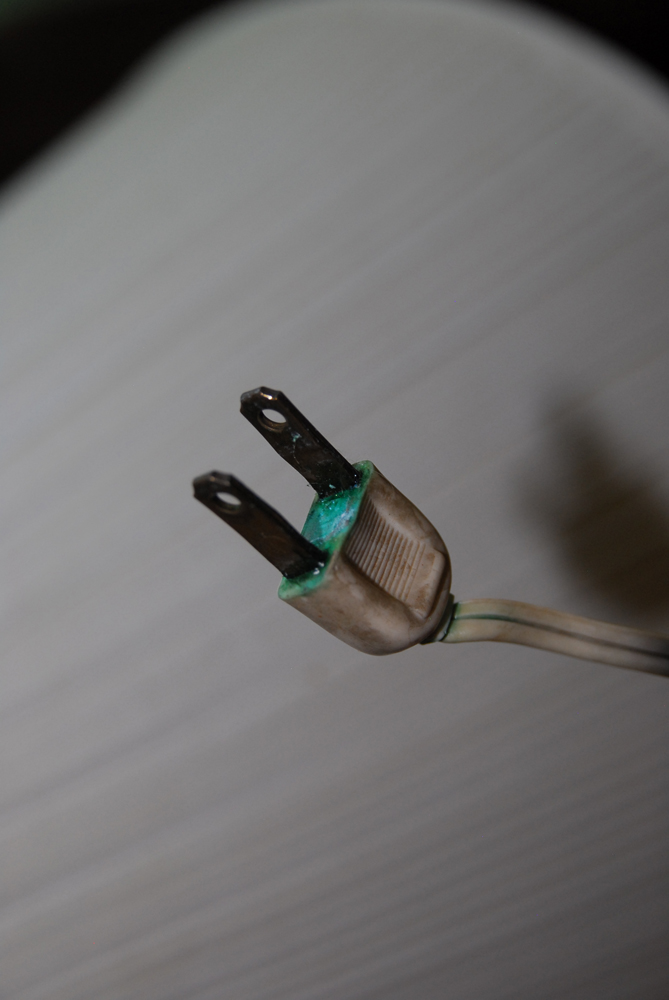 Vintage Leviton Milk Glass Lamp