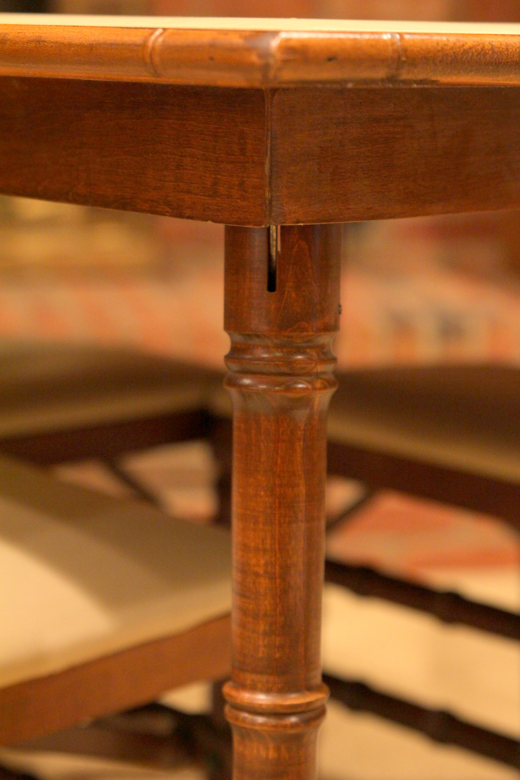 Traditional Wood Game Table and Chairs