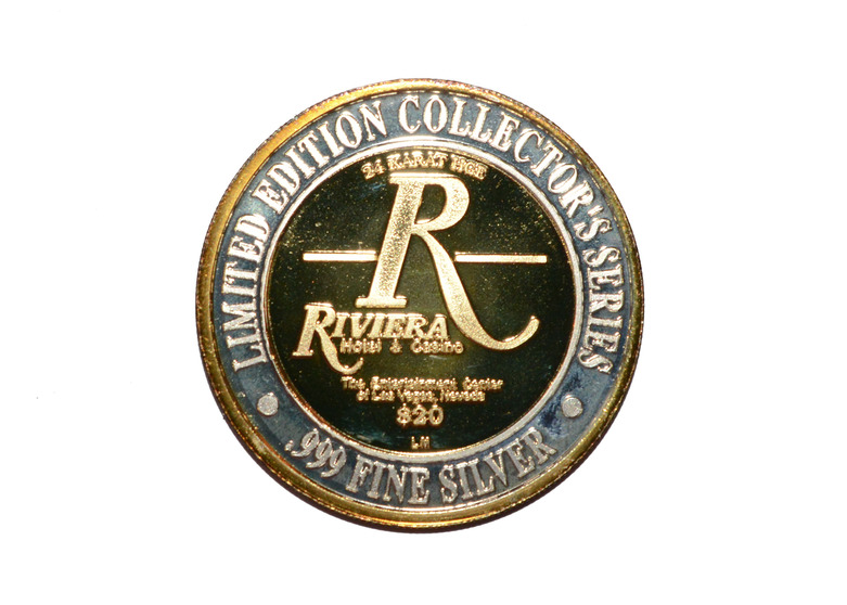 Sterling Silver Limited Edition Riviera Gaming Token