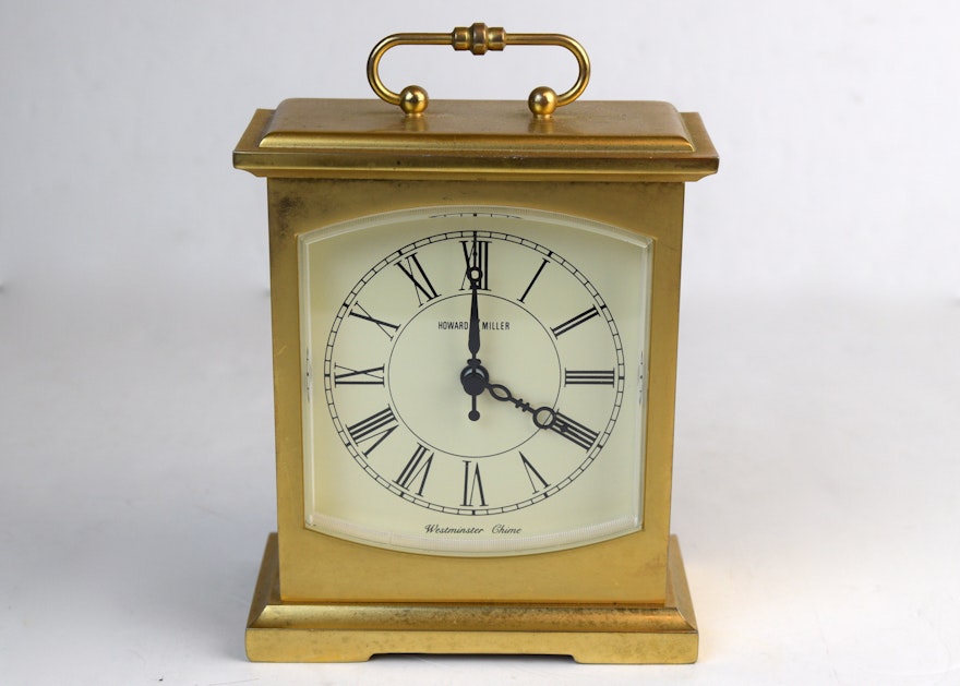 Howard Miller Brass Carriage Clock
