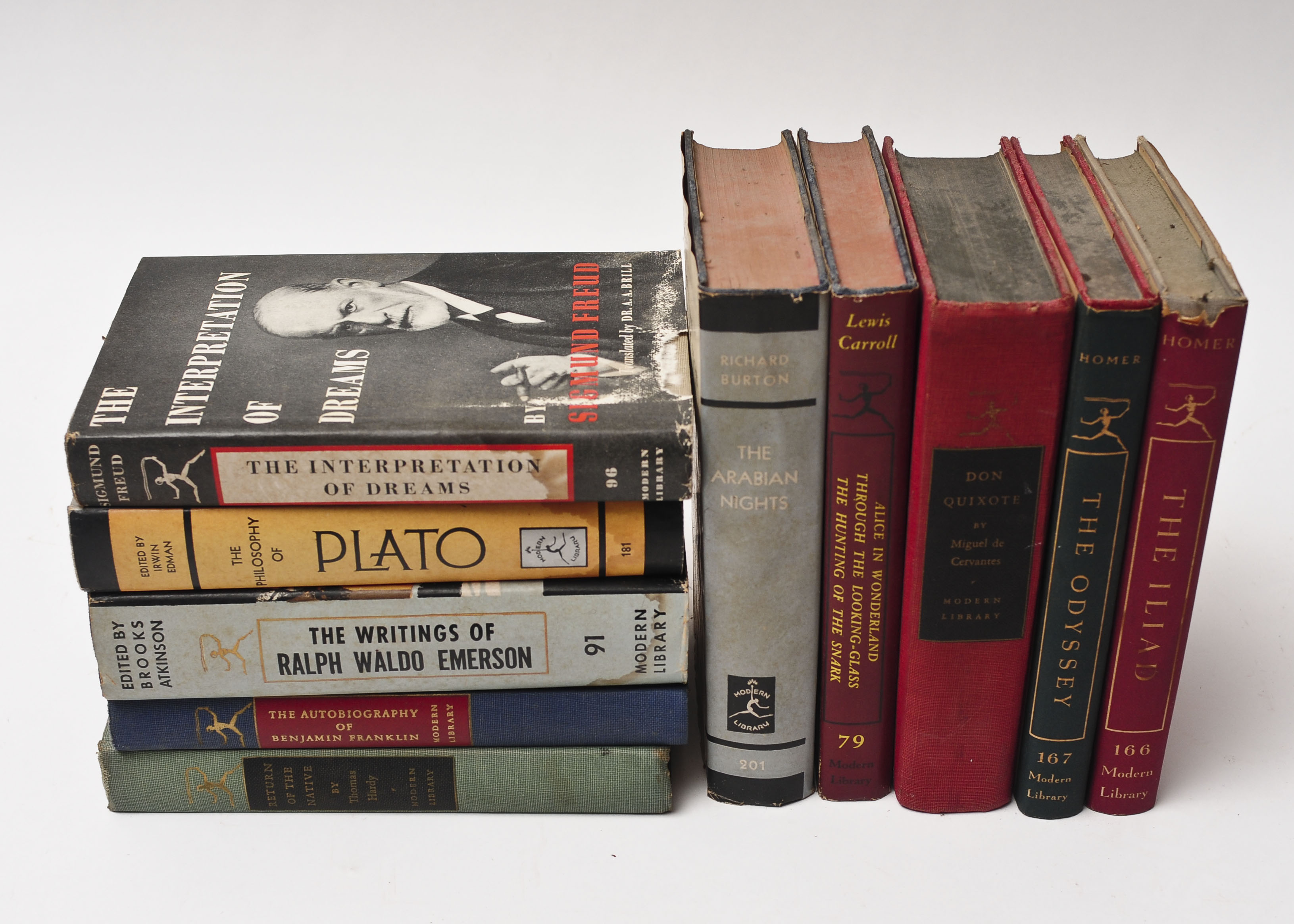 Vintage Group of Modern Library Books