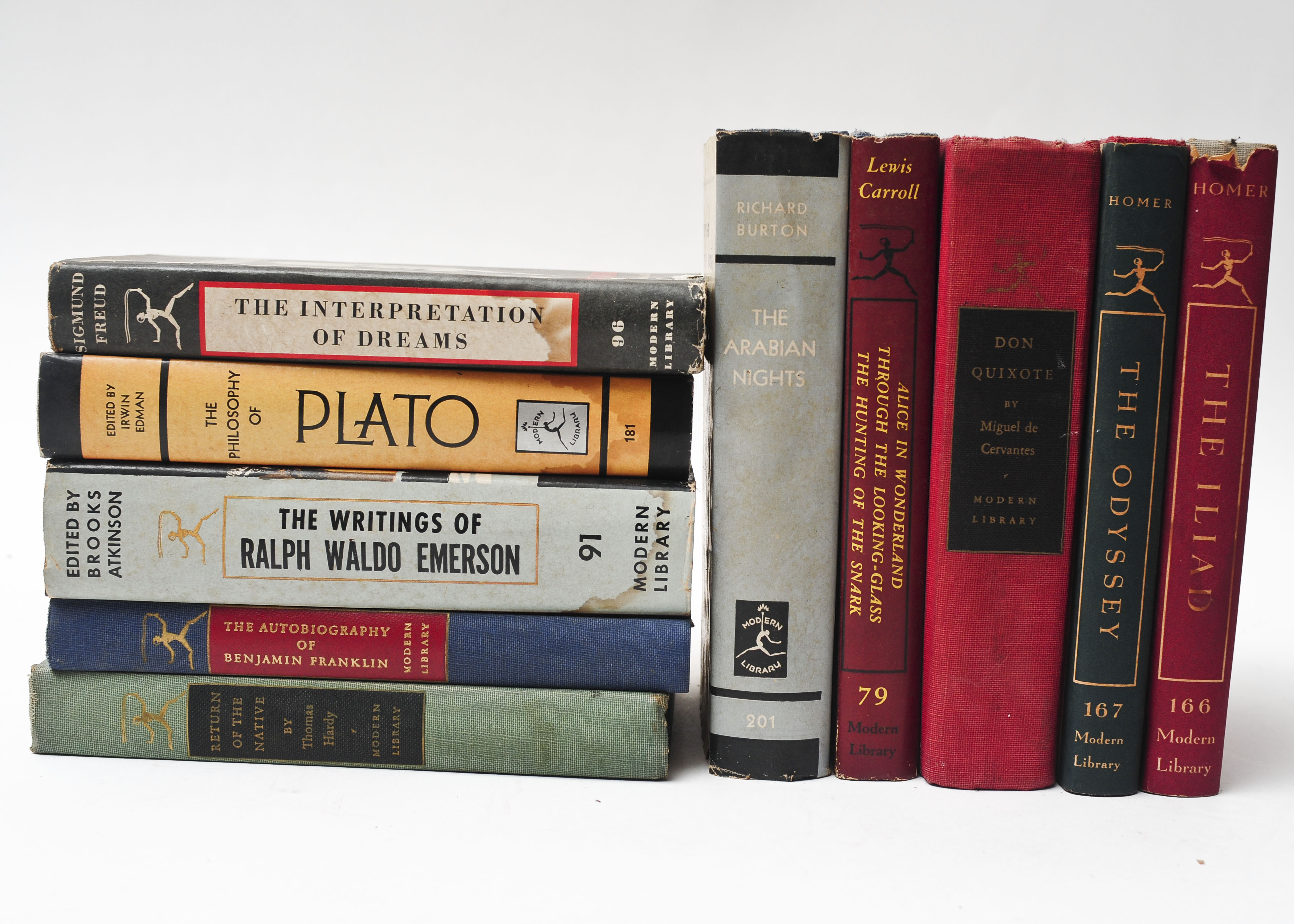 Vintage Group of Modern Library Books